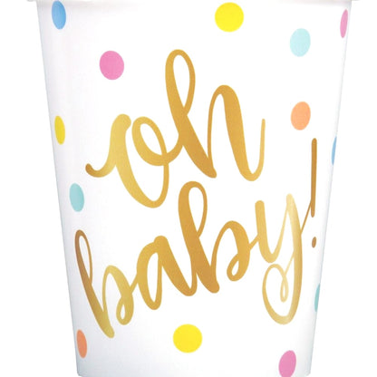 Oh Baby 270ml Cups 8pk