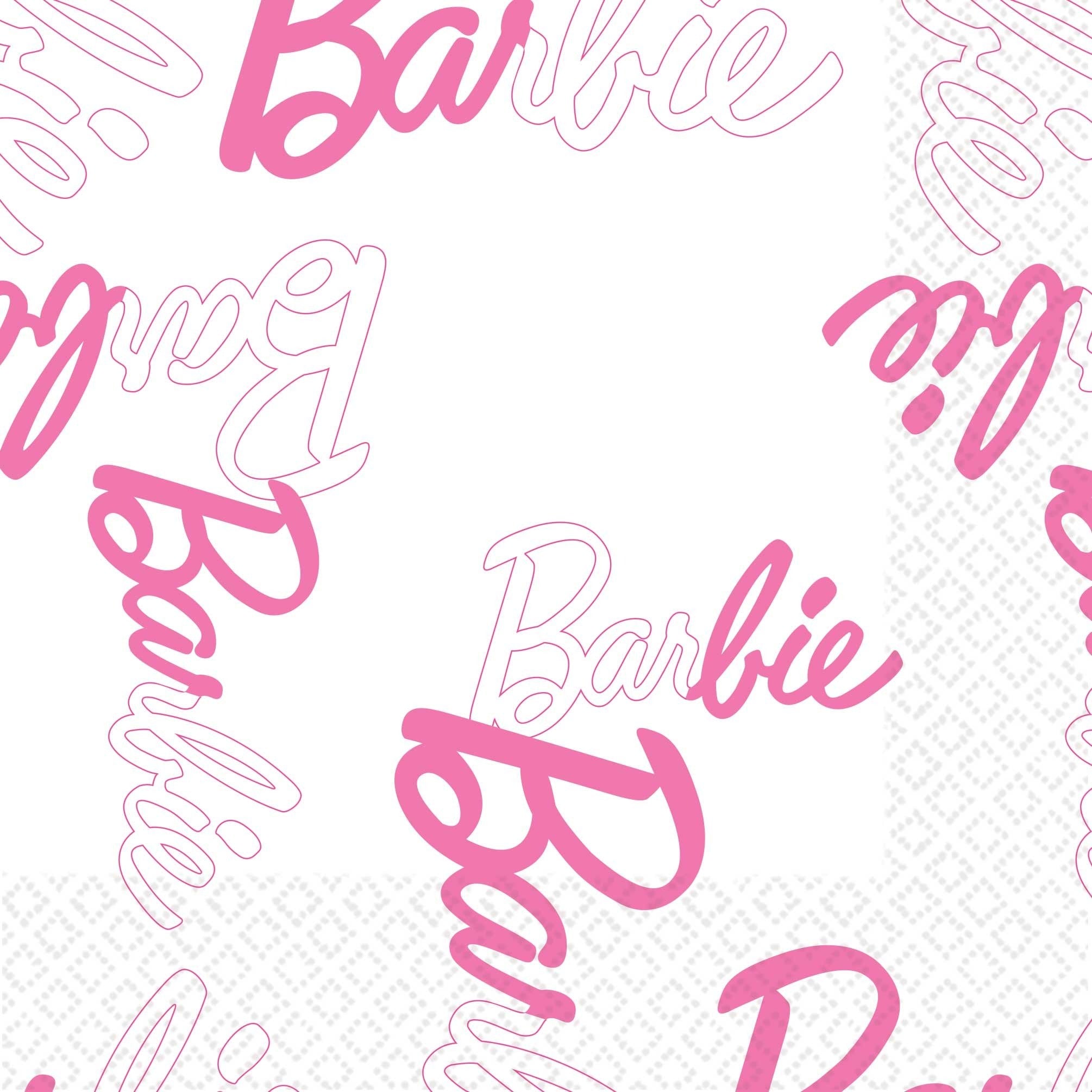 16 Barbie Lunch Napkins image 0