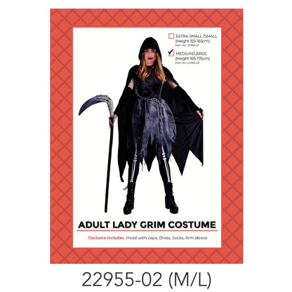 Adult Lady Grim Costume (M/L) image 0