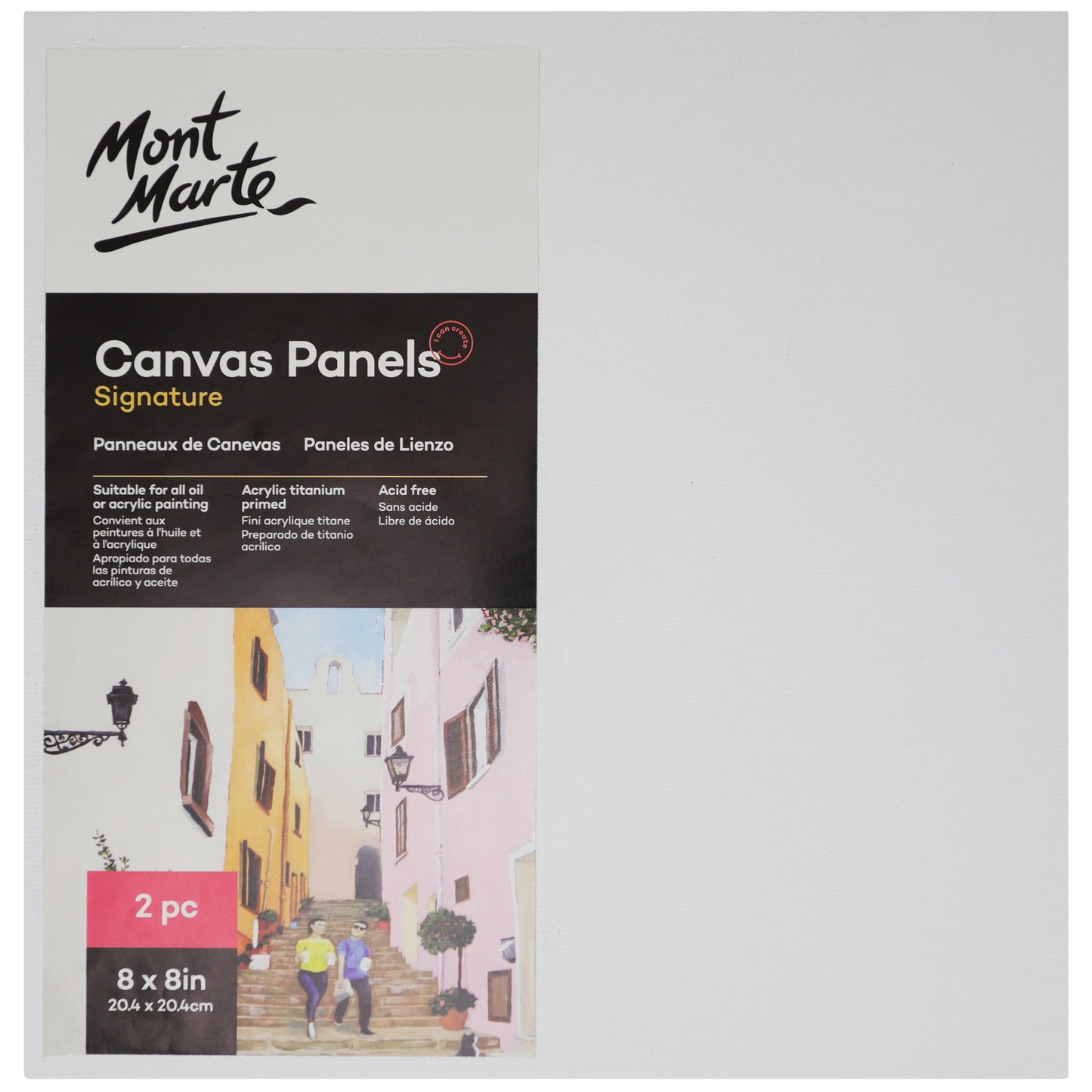 Canvas Panels Pack 2 20.4x20.4cm image 0