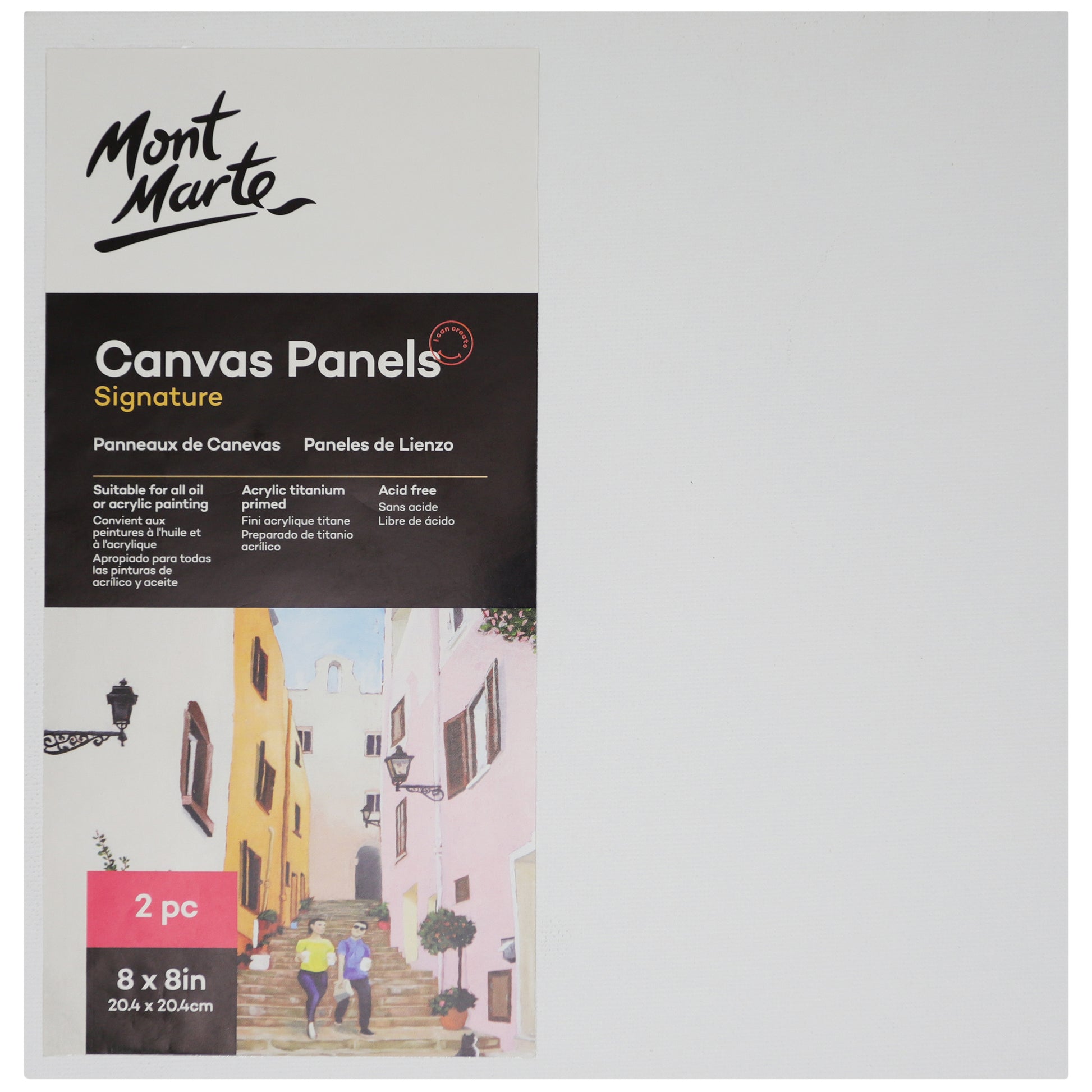Canvas Panels Pack 2 20.4x20.4cm image 0