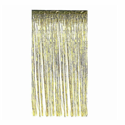 Gold Fringe Door Curtain 1m x 2m image 0
