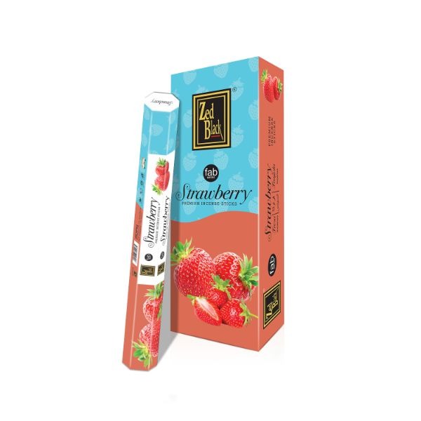 Zed Black Fab Strawberry Hexa 20 Sticks image 0