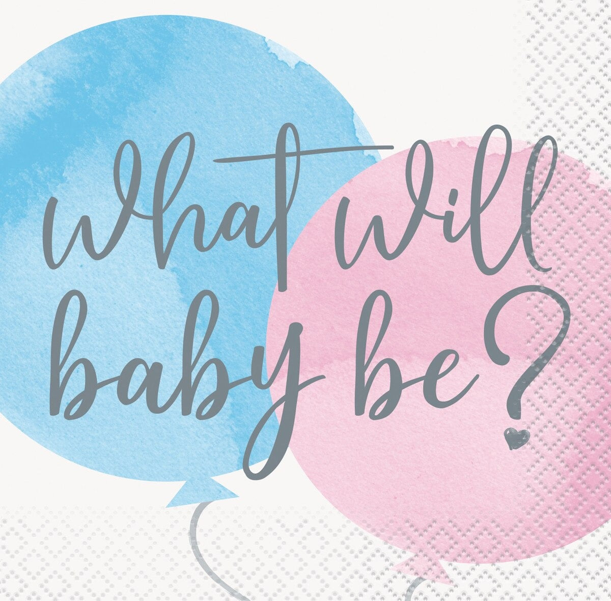 Baby Reveal 16pk Napkin