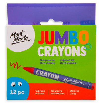 Jumbo Crayons 12pce image 0