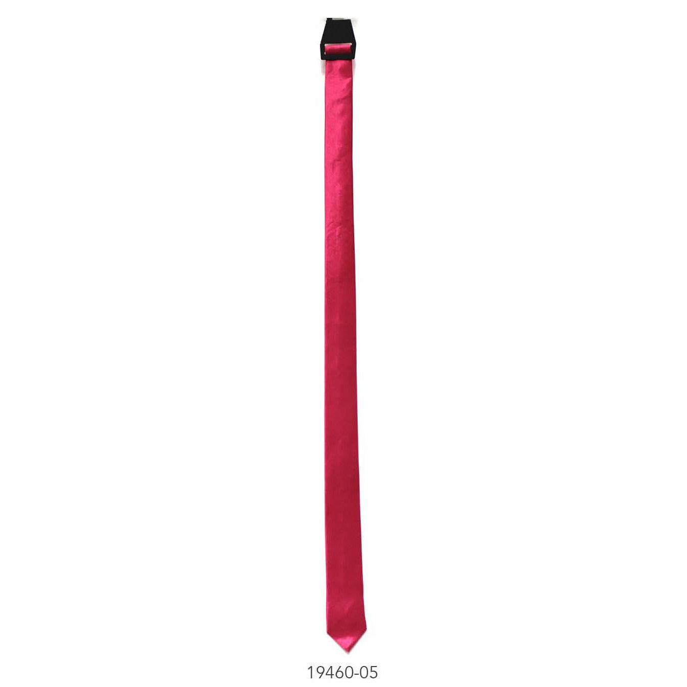 Long Slim Tie (Hot Pink) image 0