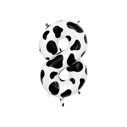 34" NUMERAL FOIL BALLOON - COW #8