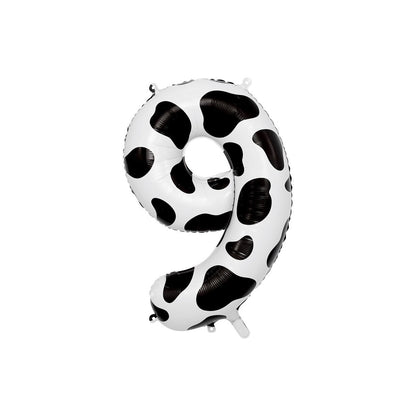 34" NUMERAL FOIL BALLOON - COW #9