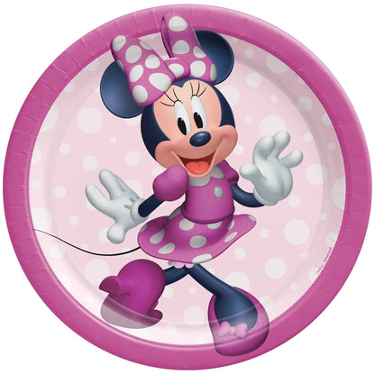 8 Minnie Mouse Forever 7in/17cm Paper Plates image 0
