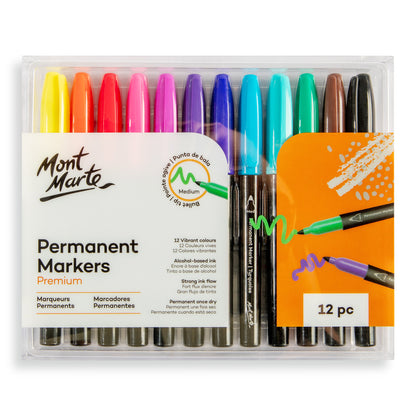 Permanent Markers 12pc image 0