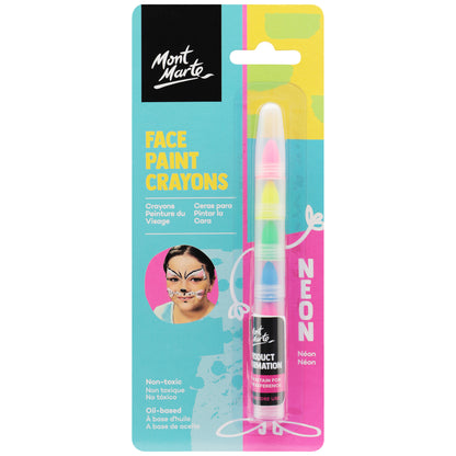 Kids Face Painting Nail Crayons - Neon image 0