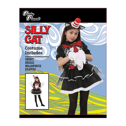 Girls Dr. Seuss Kids Costume XLarge (H: 140cm W: 62cm) image 0