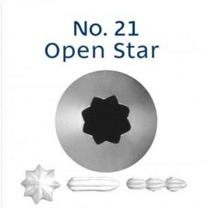 Piping Tip Open Star 21 image 0