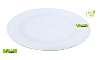 White Melamine Round Plate-28CM image 0