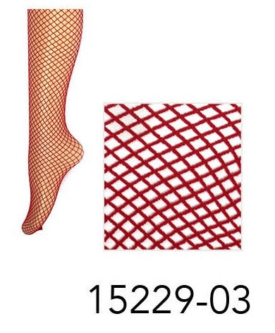 Fishnet Pantyhose (Red ) image 0