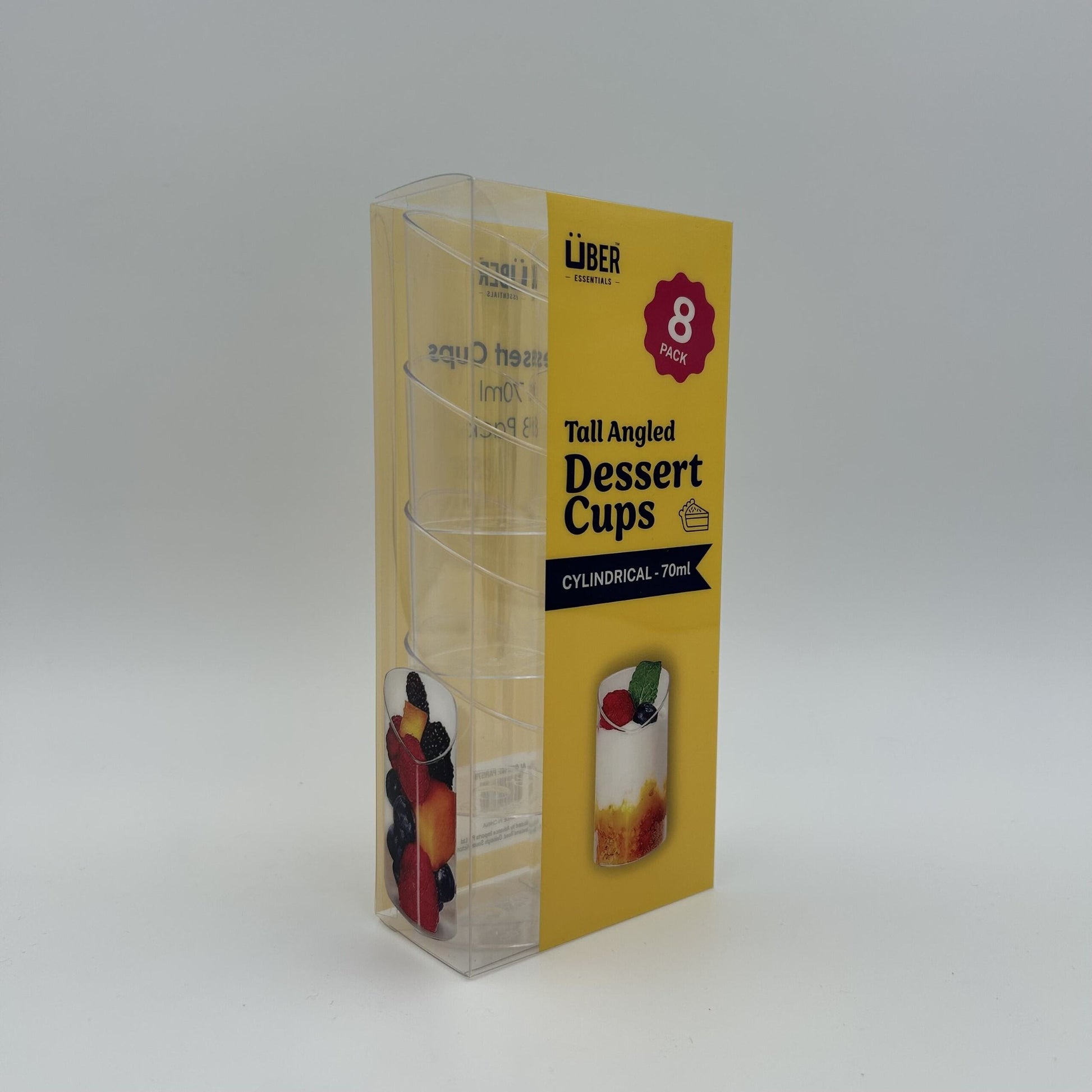 Tall Angled Dessert Cup 70ml 8pk image 0