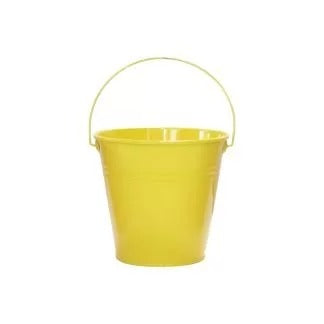 Mini Galvanized Bucket - Yellow image 0