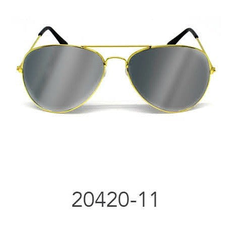 Party Glasses Aviator (Mirror Gold) image 0