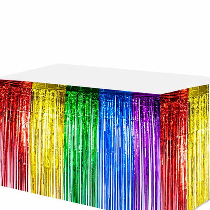 Table Skirt - Rainbow image 0