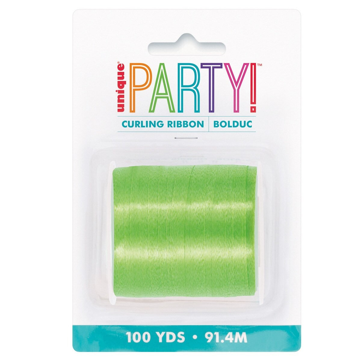 Curling Ribbon 100YDS - LIME GREEN image 0