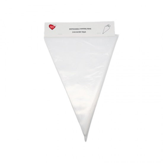 Clear Disposable Piping Bags Heavy Duty 50pk 14" image 0