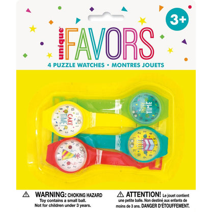 4 PUZZLE WATCHES image 0