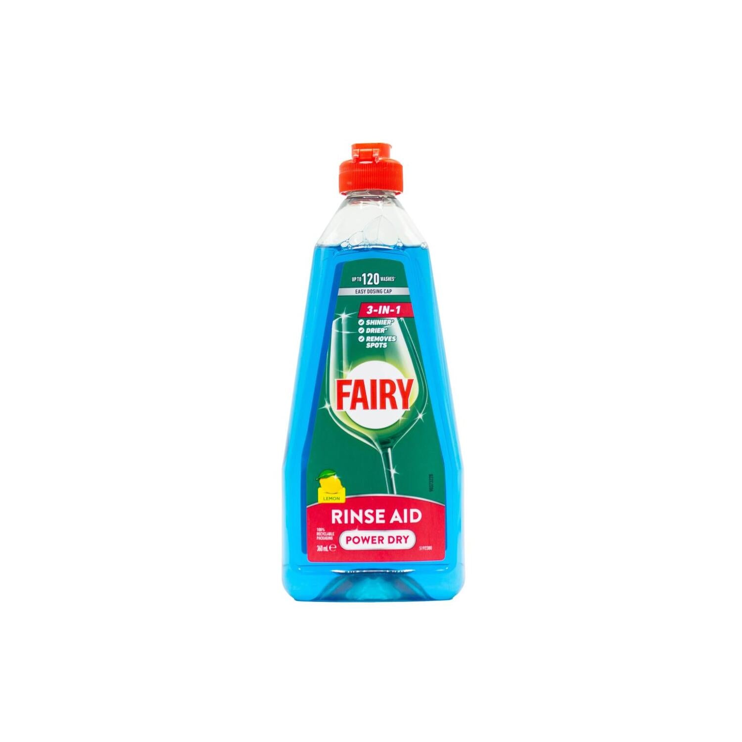 FAIRY 360mL RINSE AID 3 IN 1 POWER DRY LEMON