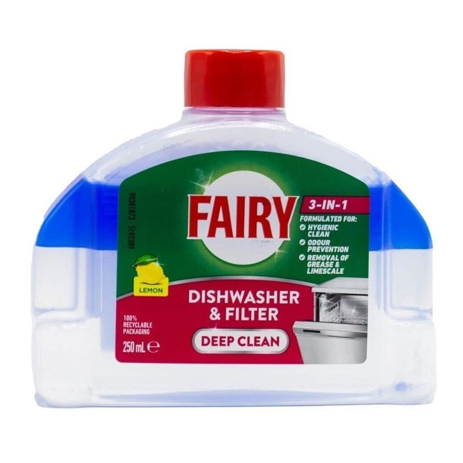FAIRY 250mL DISHWASHER AND FILTER CLEANER DEEP CLEAN LEMON