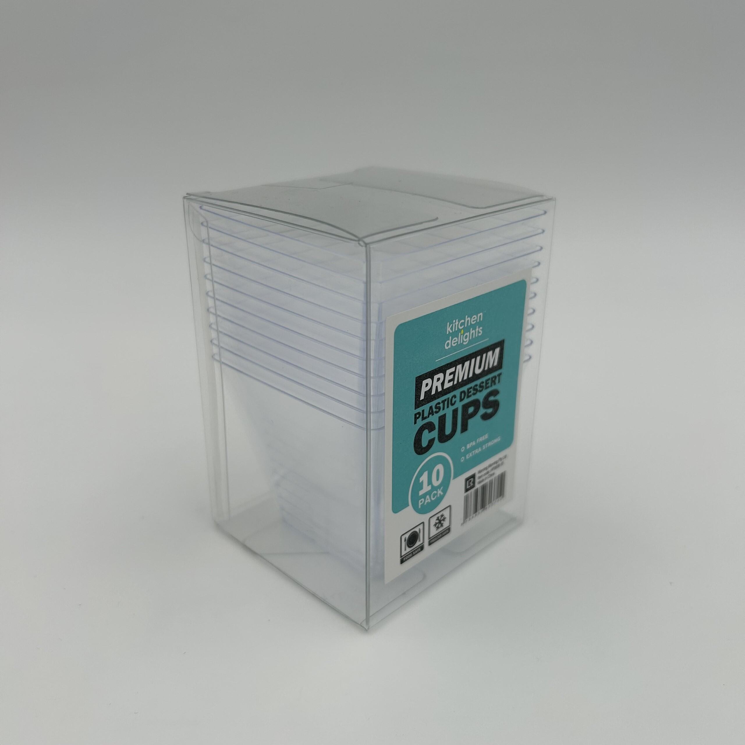 Small Square Dessert Cup 10pk image 0