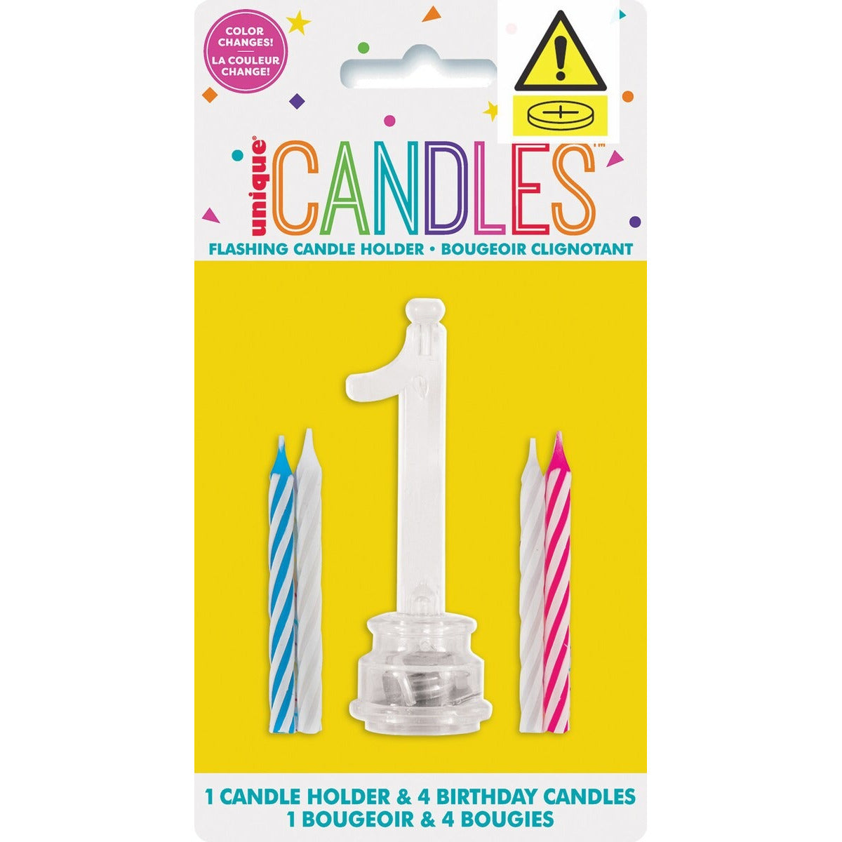 FLASHING BIRTHDAY CANDLE 1 image 0