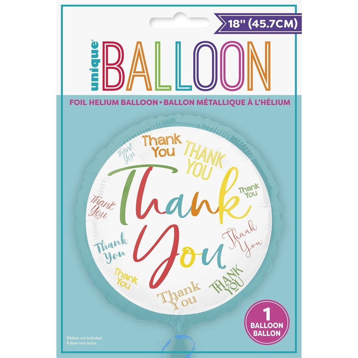 18" PKG THANK YOU FL BLLN