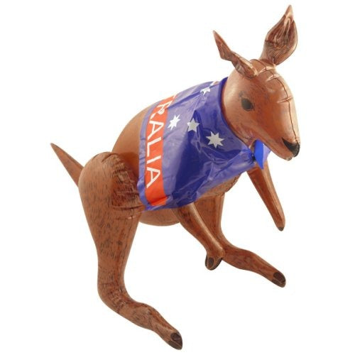 INFLATABLE KANGAROO+FLAG 70CM image 0