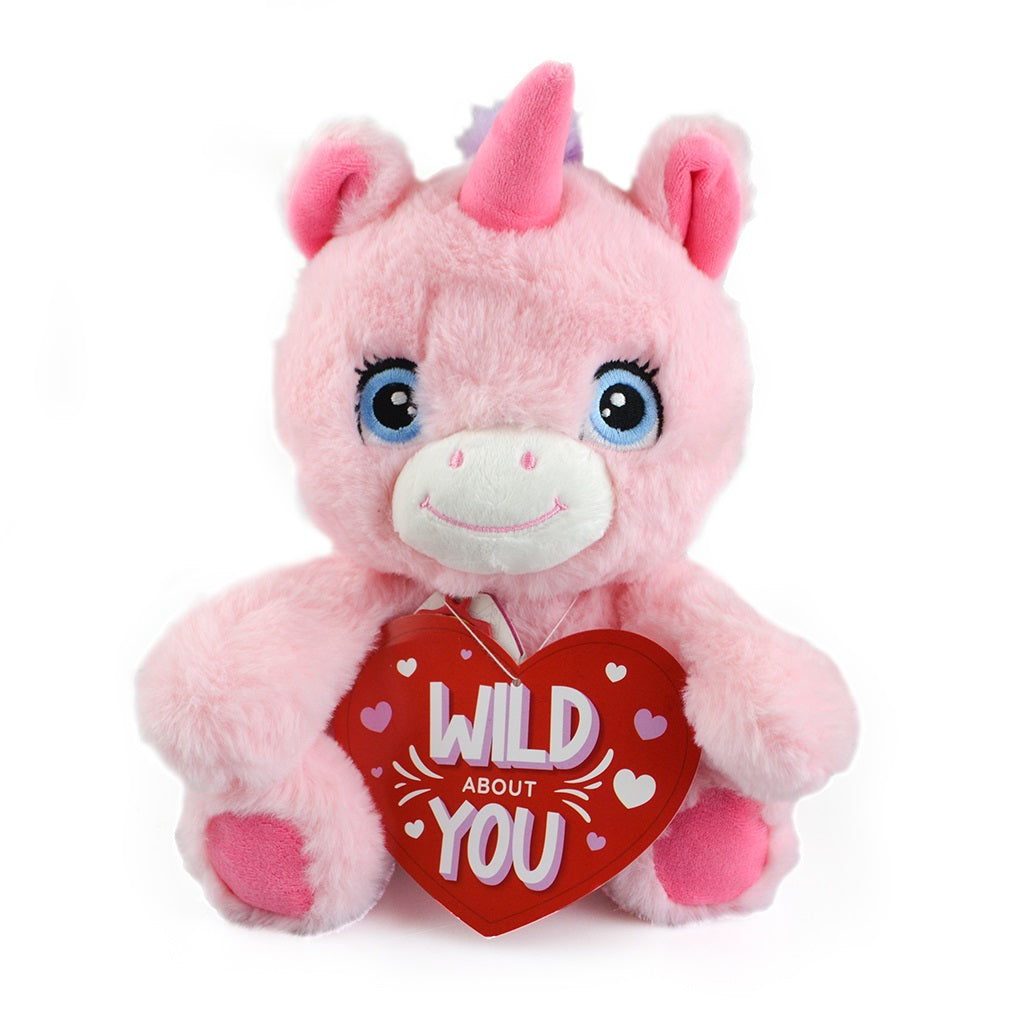 Wild About You Pink Unicorn Plushie 25cm image 0