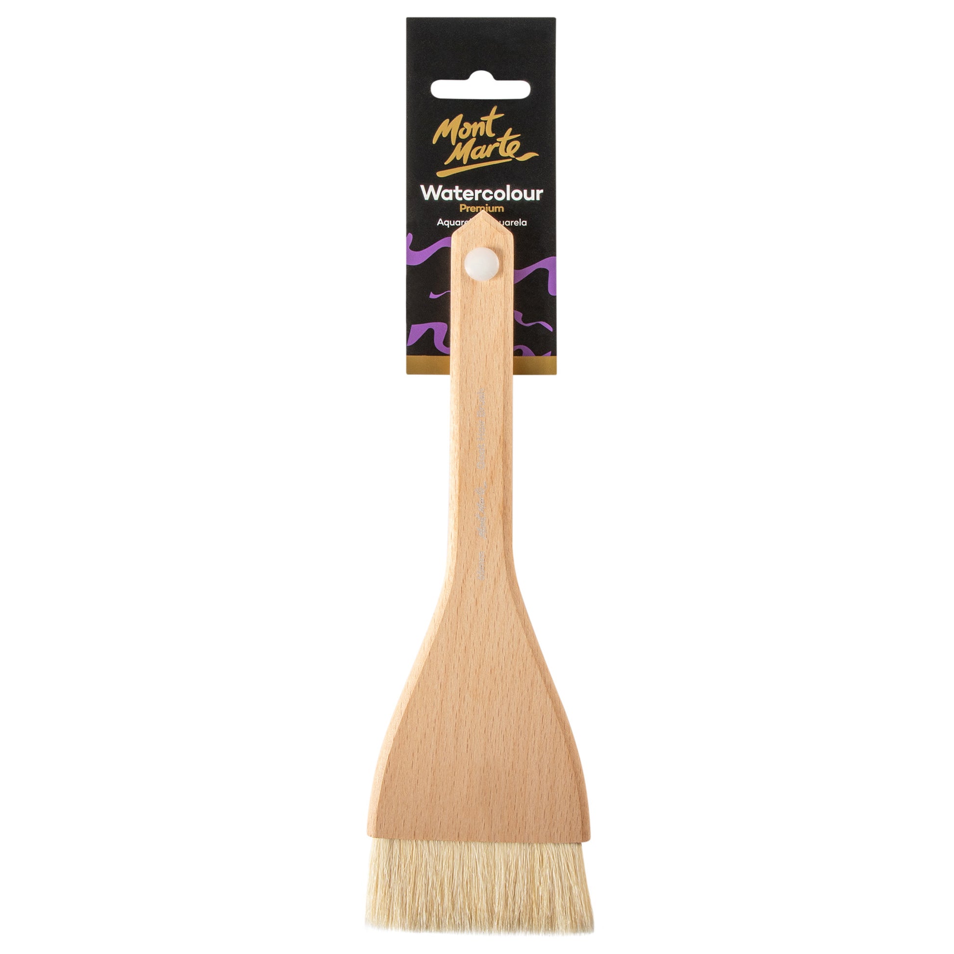 Goat Hair Beech Hake Brush - 65mm image 0