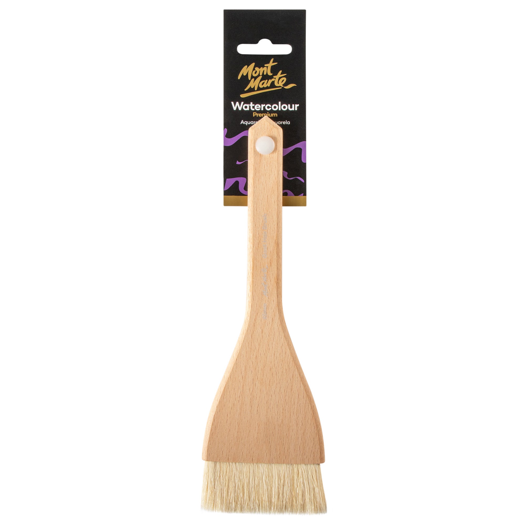 Goat Hair Beech Hake Brush - 65mm image 0