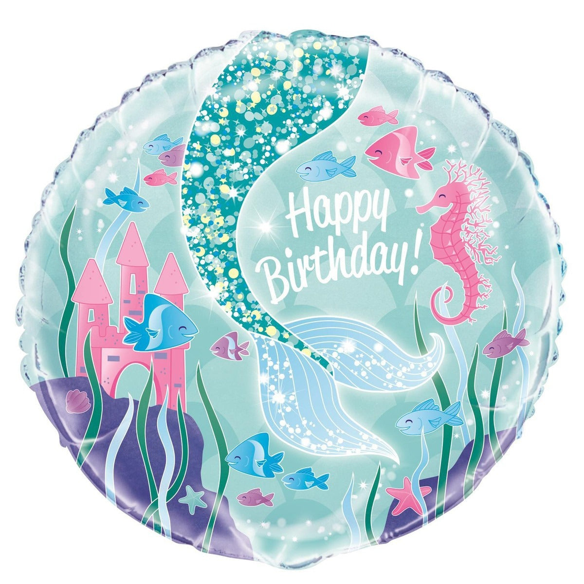 MERMAID 18" FOIL BLN PKG image 0