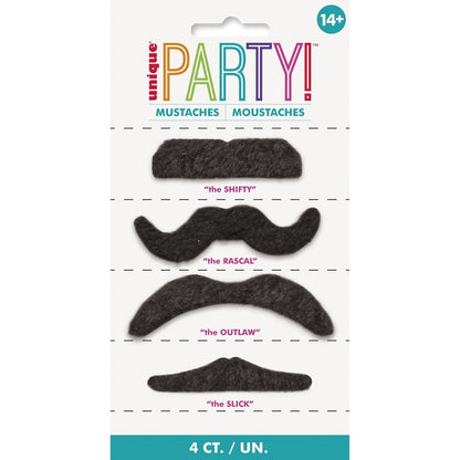 Party Favors - 4pk Moustaches