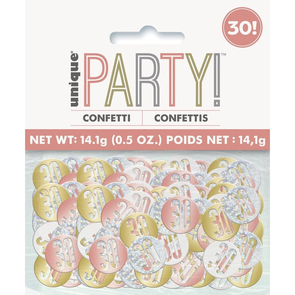 Rose Gold Confetti 14g #30
