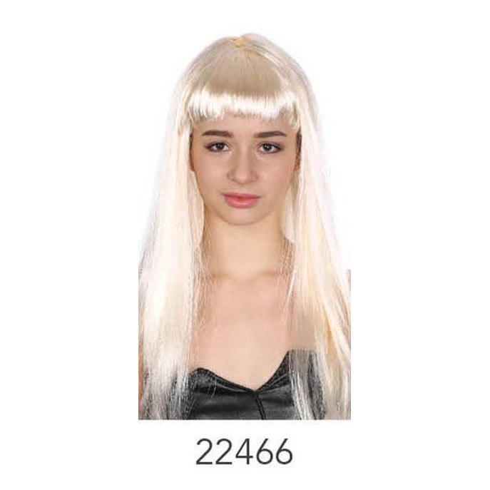Long Wig with Fringe Blonde image 0