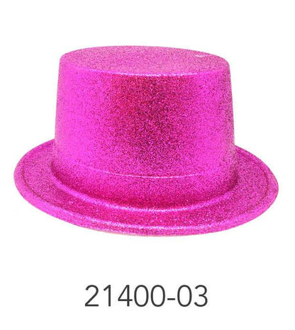 Glitter Top Hat (Pink) image 0