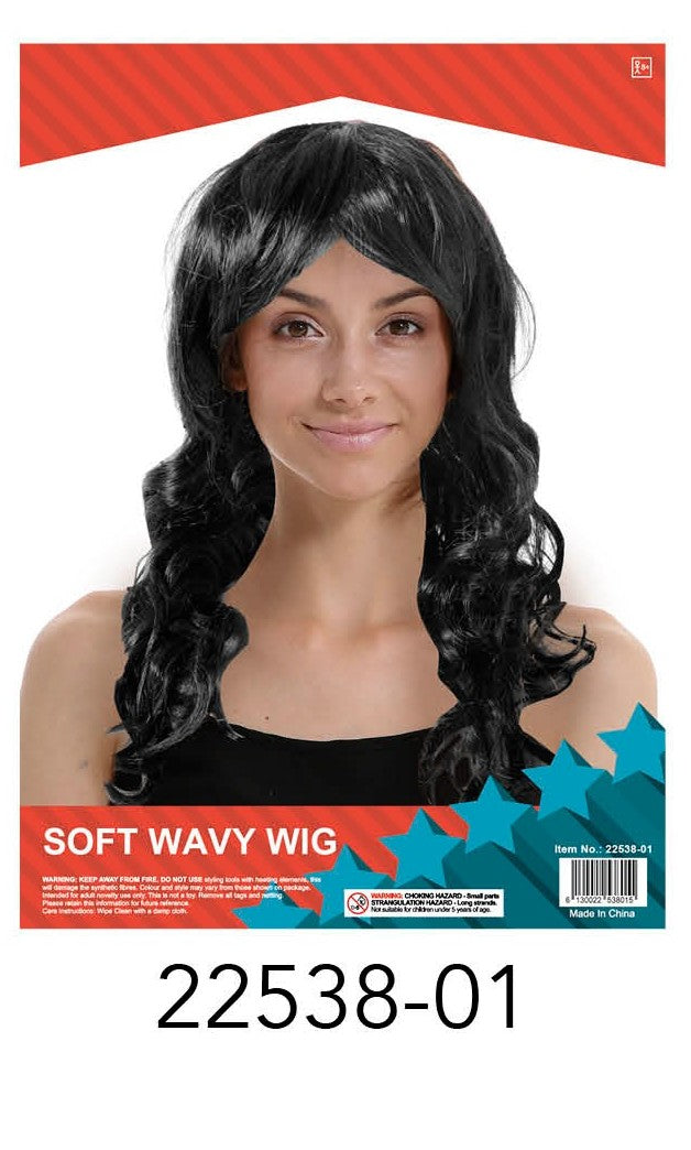 Soft Wavy Wig (Black) image 0