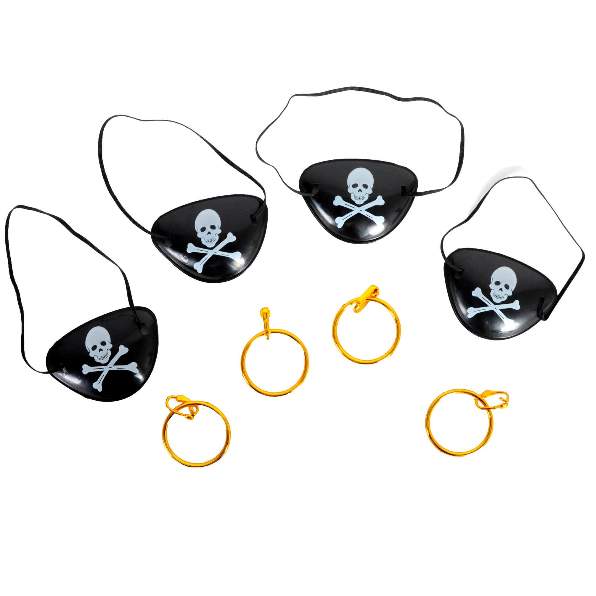 Pirate Eye patches and Earrings Set image 0