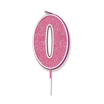 CANDLE GLITTER #0 PINK image 0