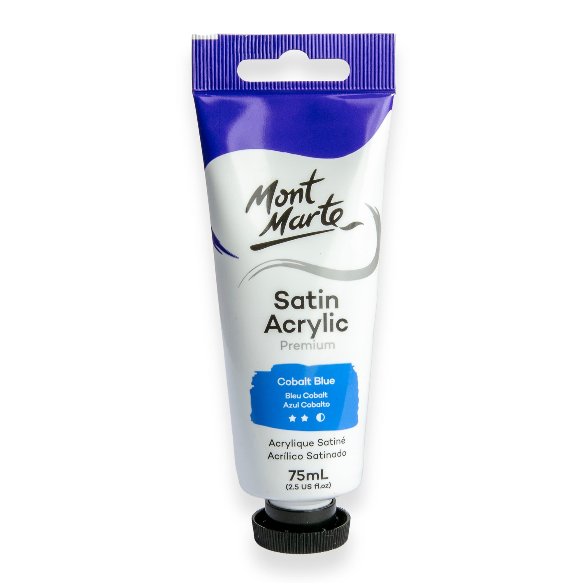 Satin Acrylic 75ml - Cobalt Blue image 0