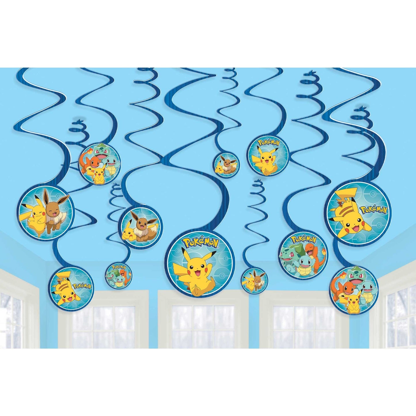 PokÃ©mon Classic Hanging Spiral Decorations image 0