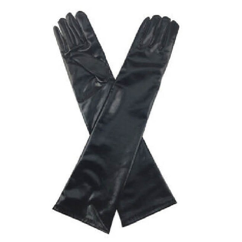 Metallic Glove (Long) (Black) image 0