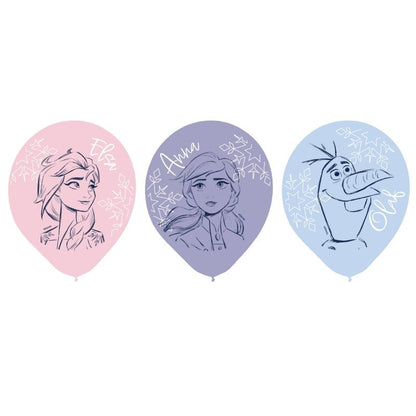 Frozen 2 6pk 30cm Latex Balloons