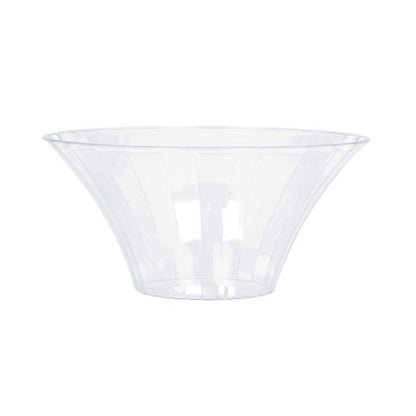Flared Bowl Clear Plastic Small