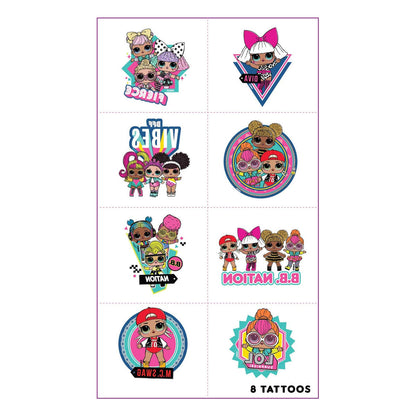 8 LOL Surprise Tattoo Favours