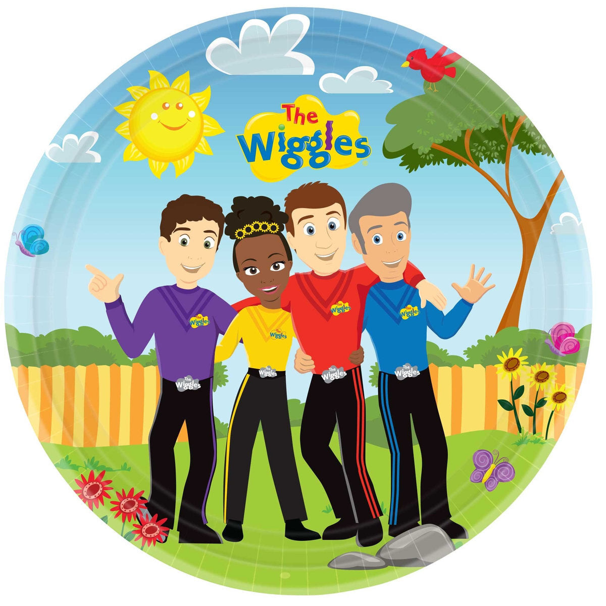 8 The Wiggles 9in/23cm Paper Plates